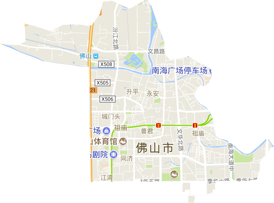 祖庙街道电子地图