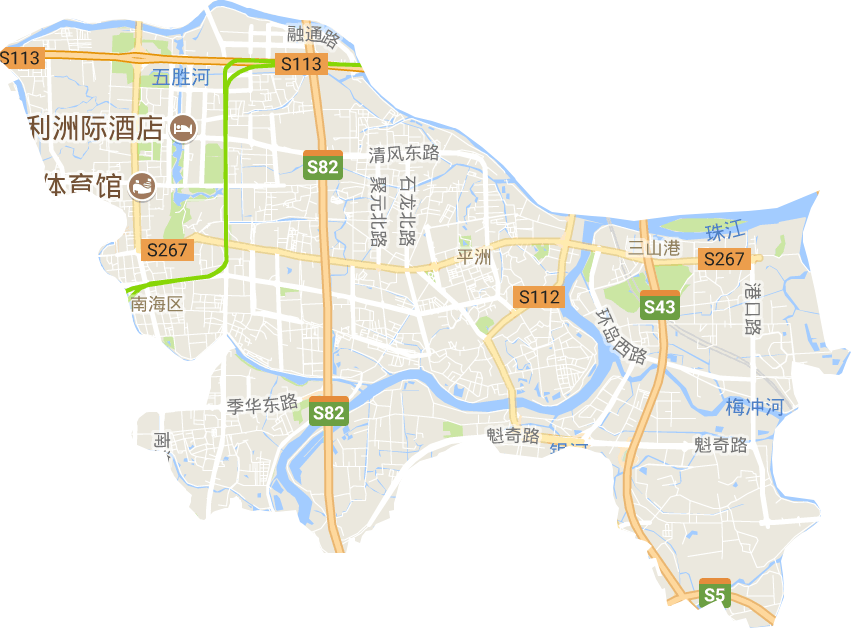 桂城街道电子地图