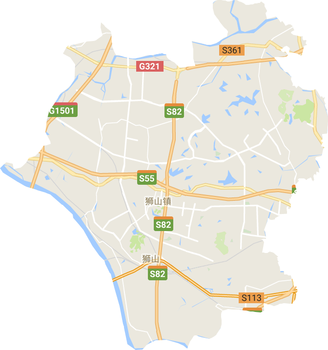 狮山镇电子地图