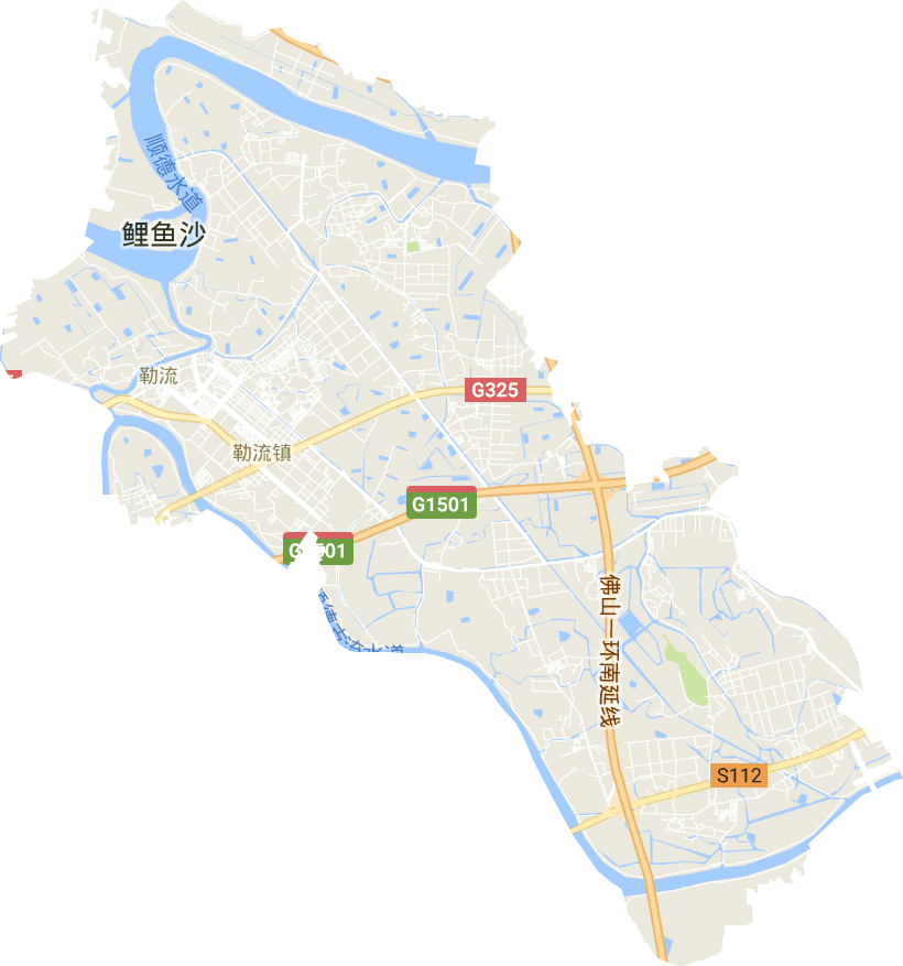 勒流街道电子地图