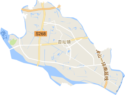 杏坛镇电子地图