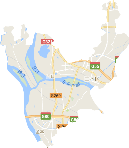 西南街道电子地图