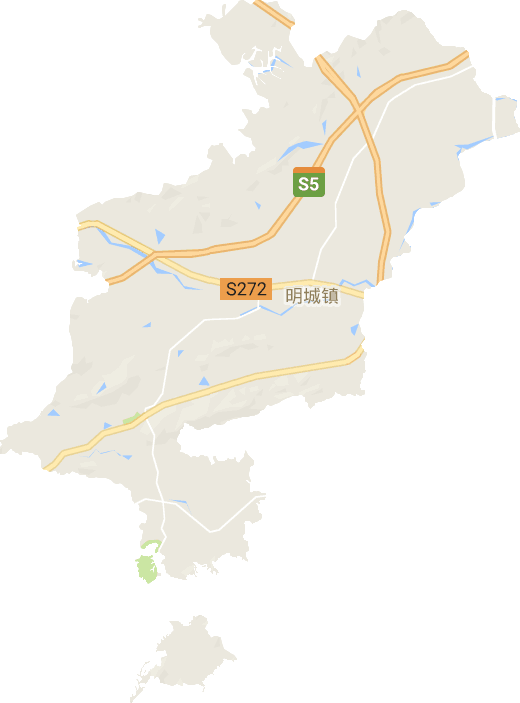 明城镇电子地图