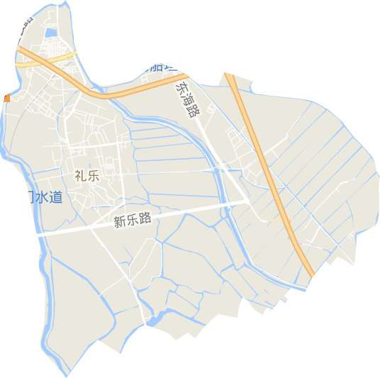 礼乐街道电子地图