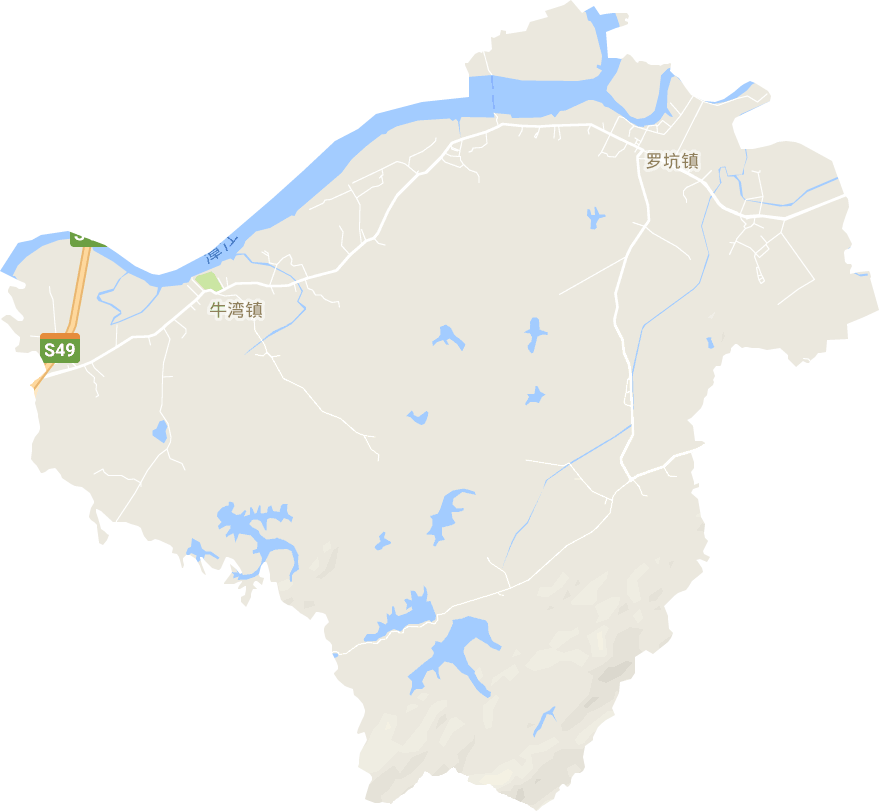 罗坑镇电子地图