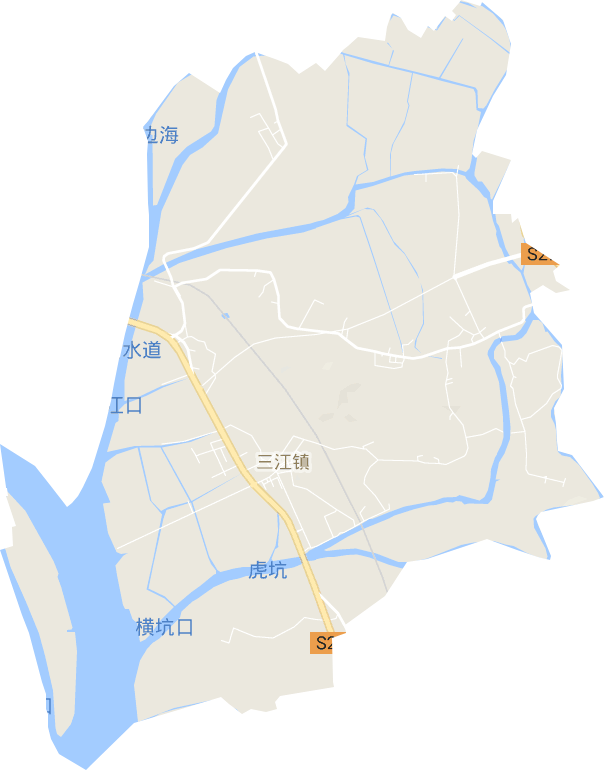 三江镇电子地图