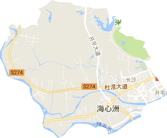 长沙街道电子地图