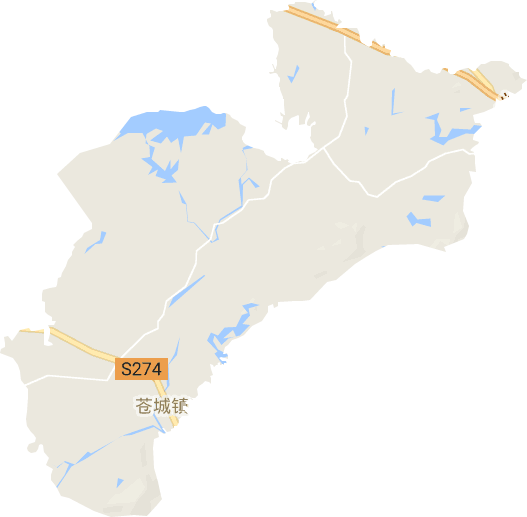 苍城镇电子地图
