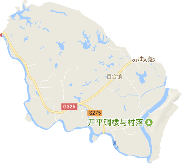 百合镇电子地图