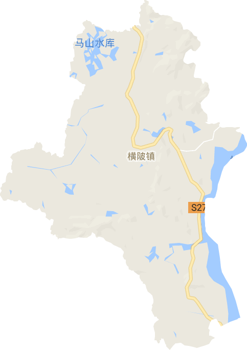 横陂镇电子地图