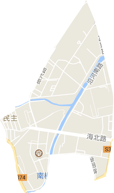 民主街道电子地图