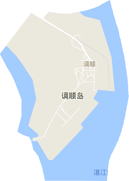 调顺街道电子地图