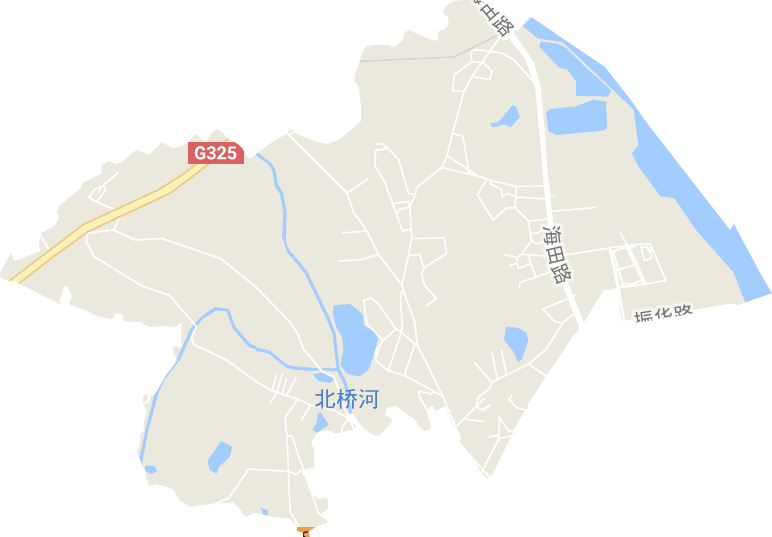北桥街道电子地图