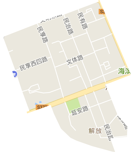 解放街道电子地图