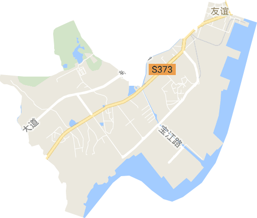 友谊街道电子地图