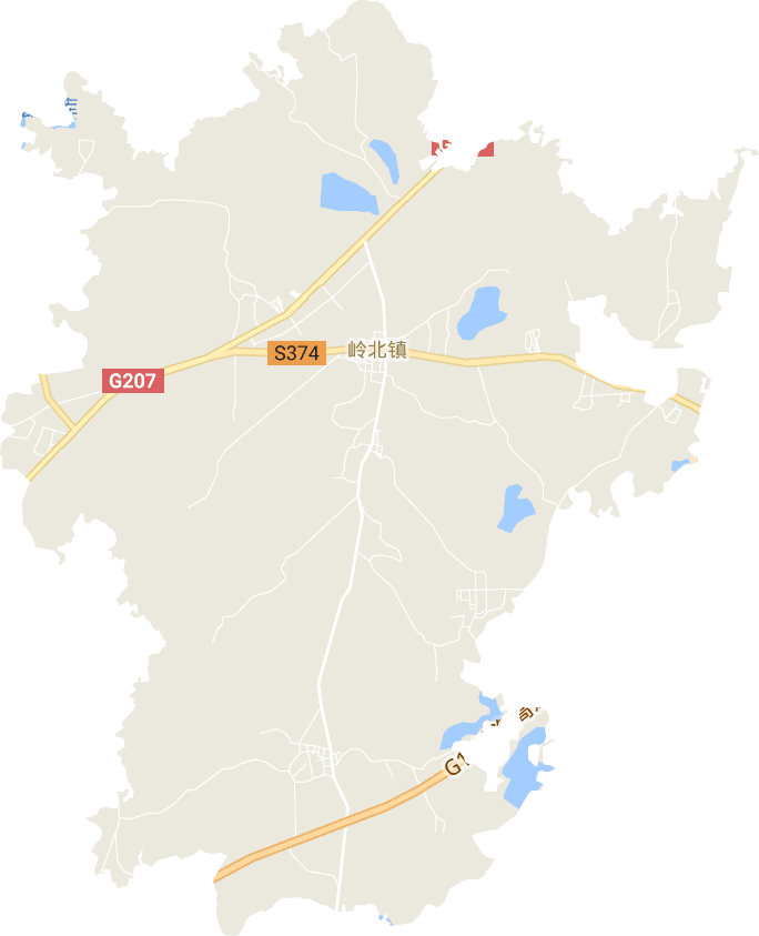 岭北镇电子地图