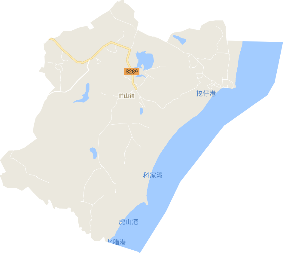 前山镇电子地图