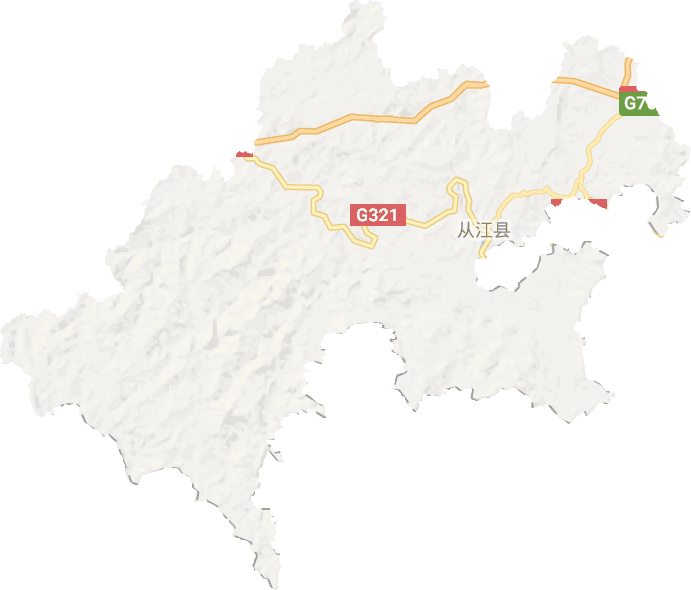 从江县电子地图