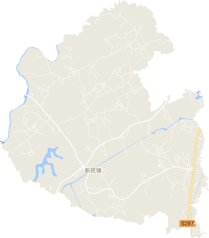 新民镇电子地图