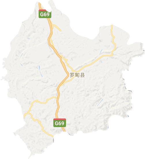 罗甸县电子地图