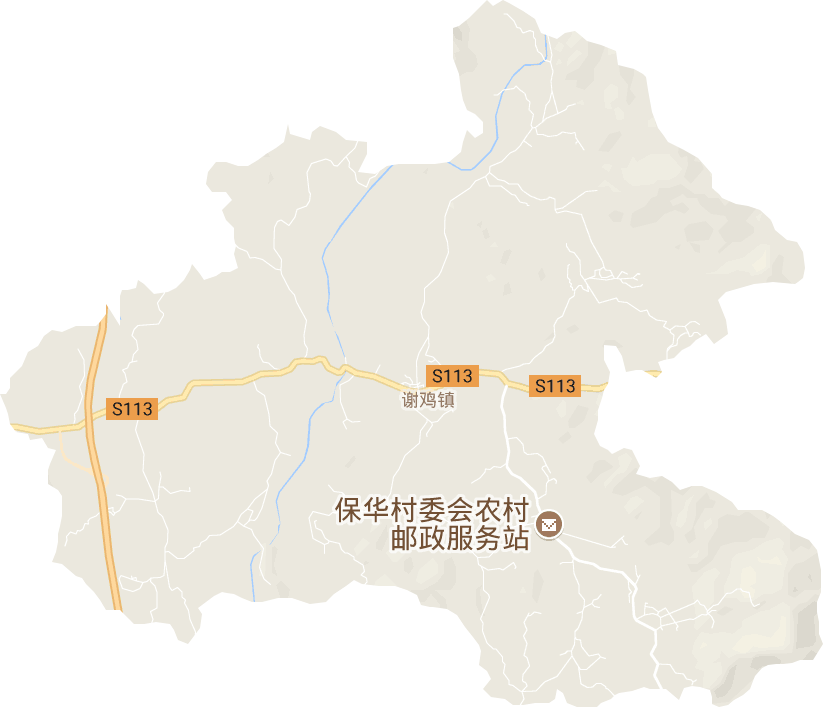 谢鸡镇电子地图