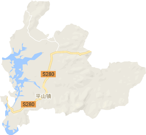 平山镇电子地图