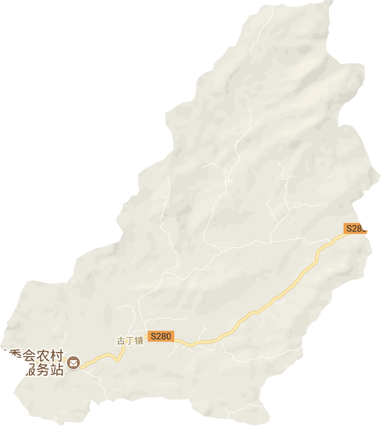 古丁镇电子地图
