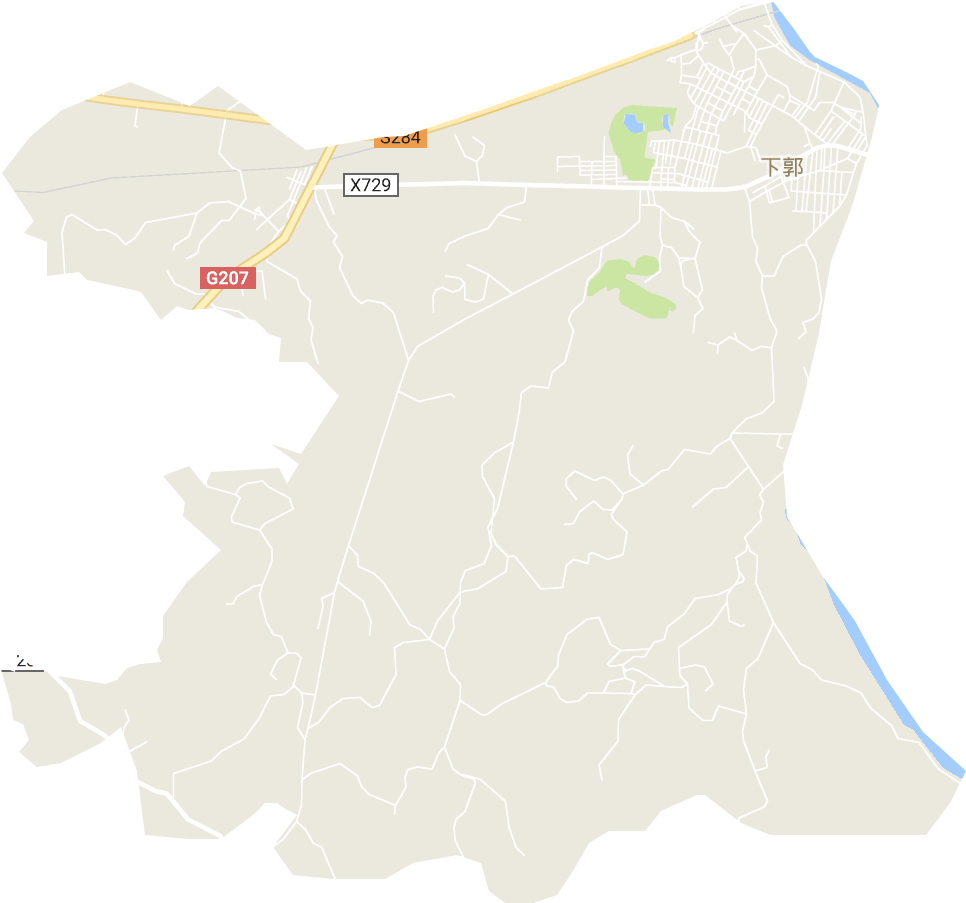 下郭街道电子地图
