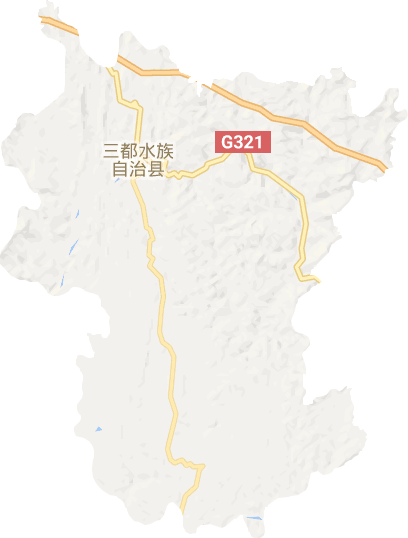 三都县电子地图