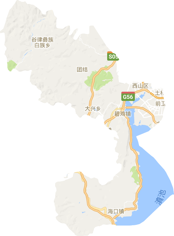 西山区电子地图