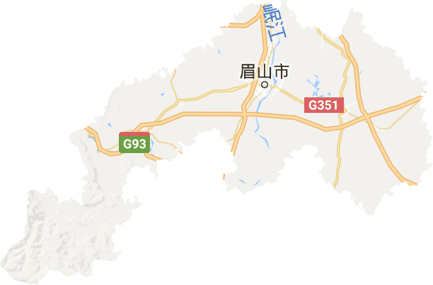 眉山市电子地图