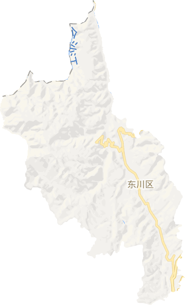 东川区电子地图