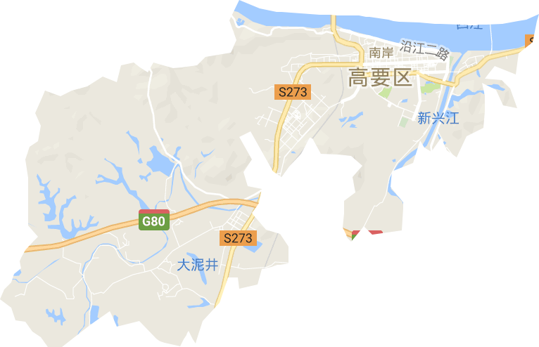 南岸街道电子地图