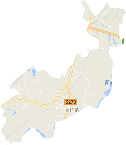 新桥镇电子地图