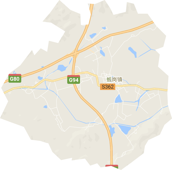 蚬岗镇电子地图