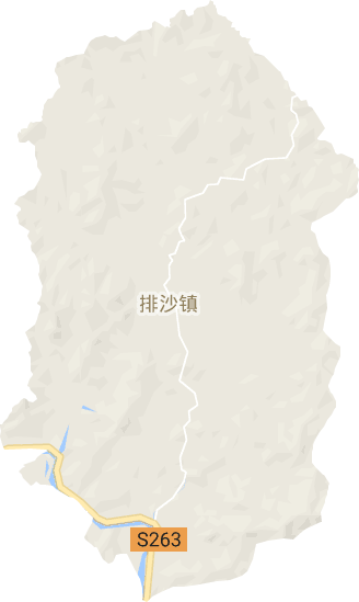 排沙镇电子地图