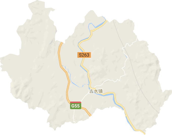 古水镇电子地图