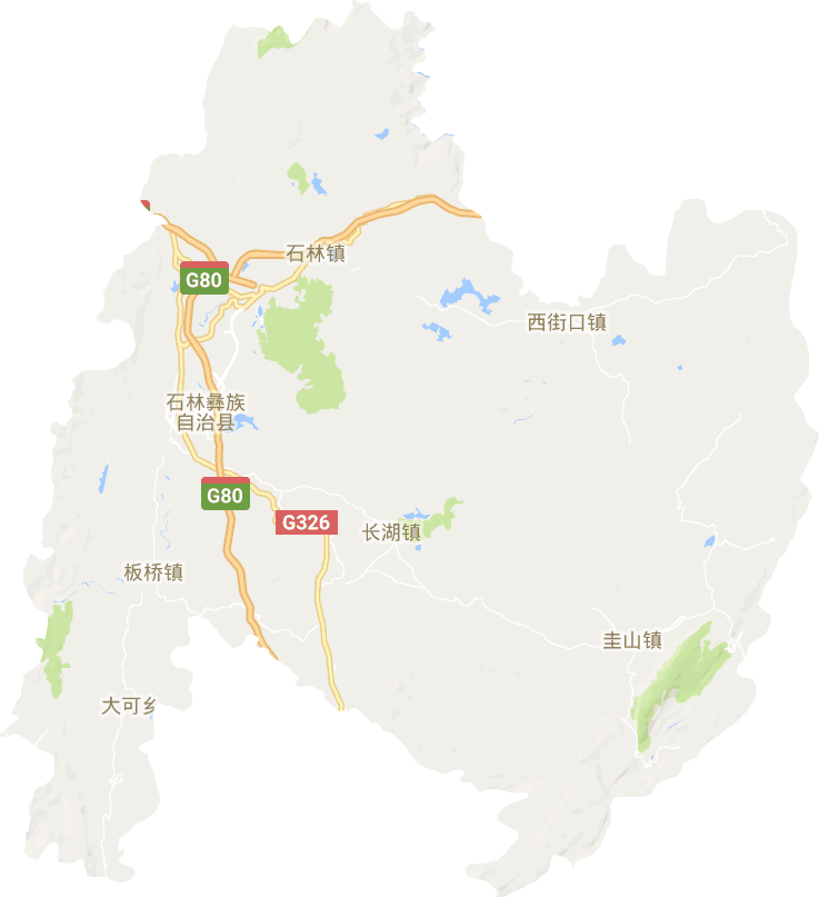 石林县电子地图