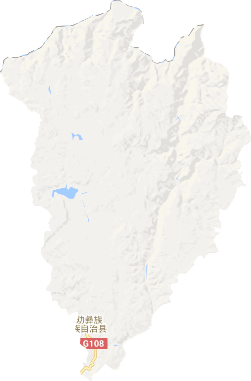 禄劝县电子地图