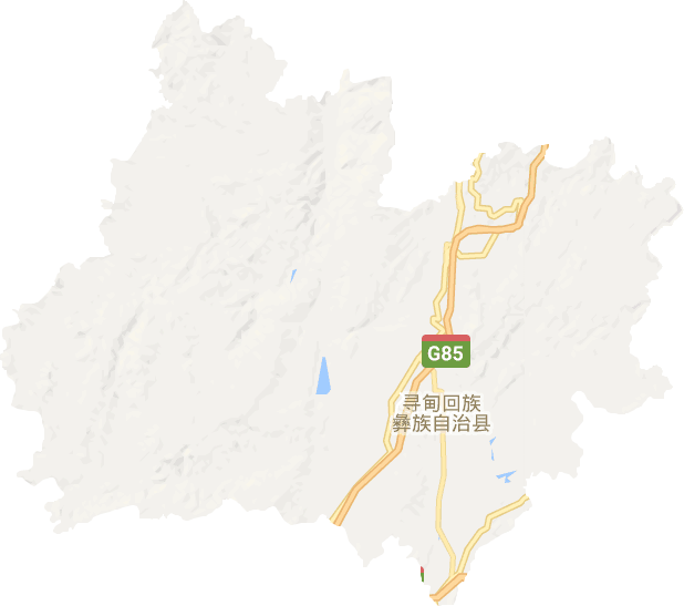 寻甸县电子地图