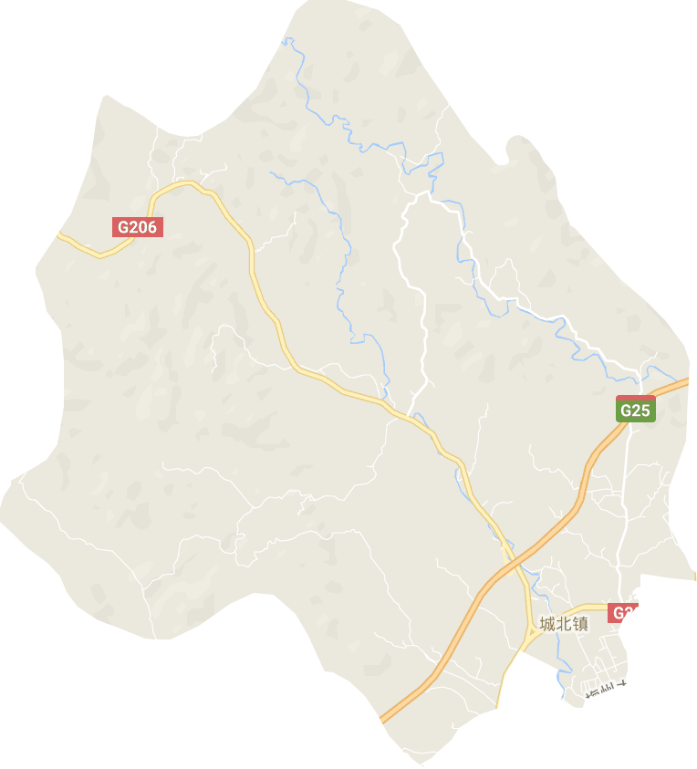 城北镇电子地图