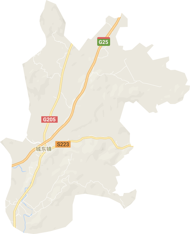 城东镇电子地图