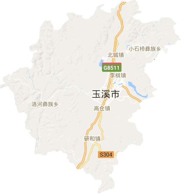 红塔区电子地图