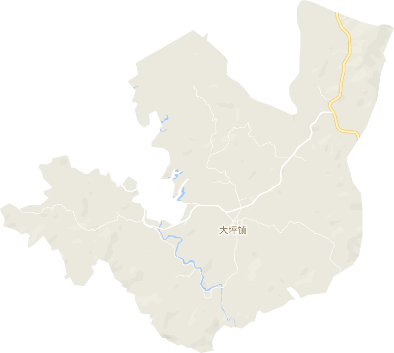 大坪镇电子地图