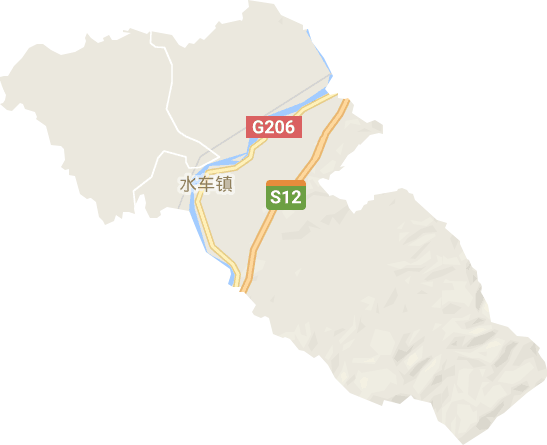 水车镇电子地图
