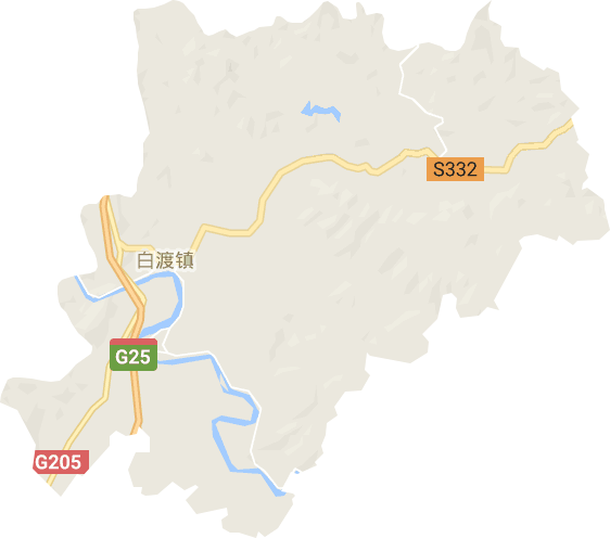 白渡镇电子地图