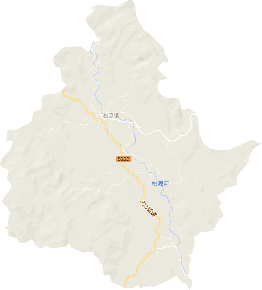 松源镇电子地图