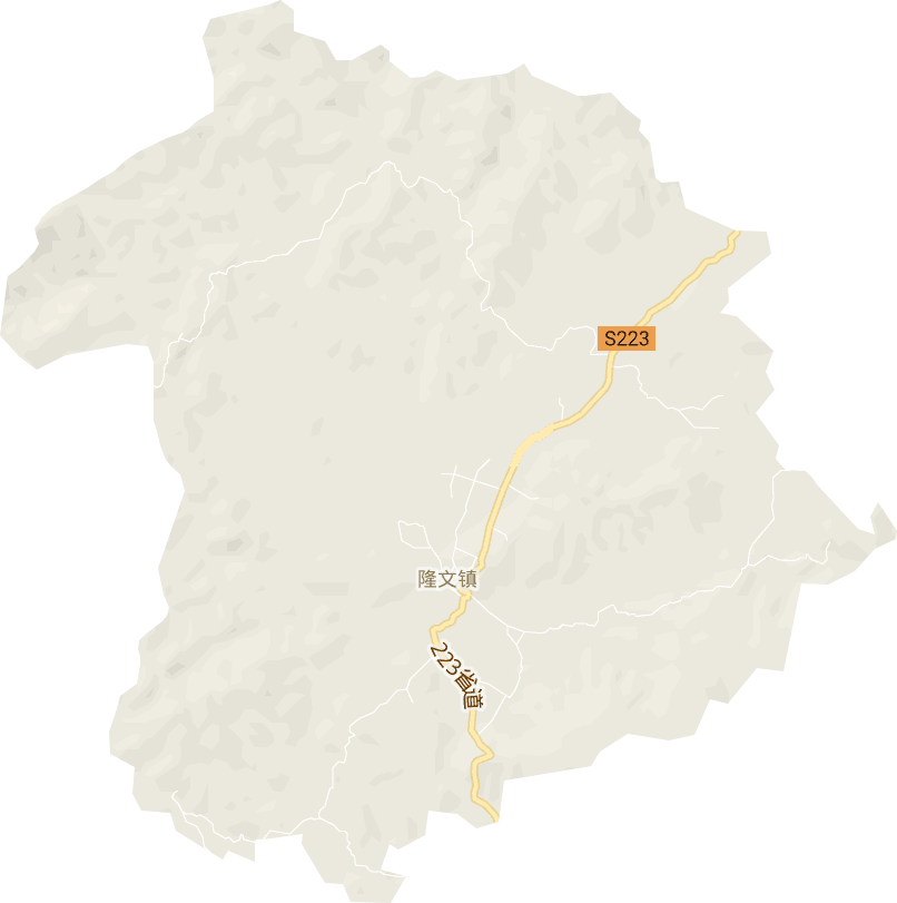 隆文镇电子地图