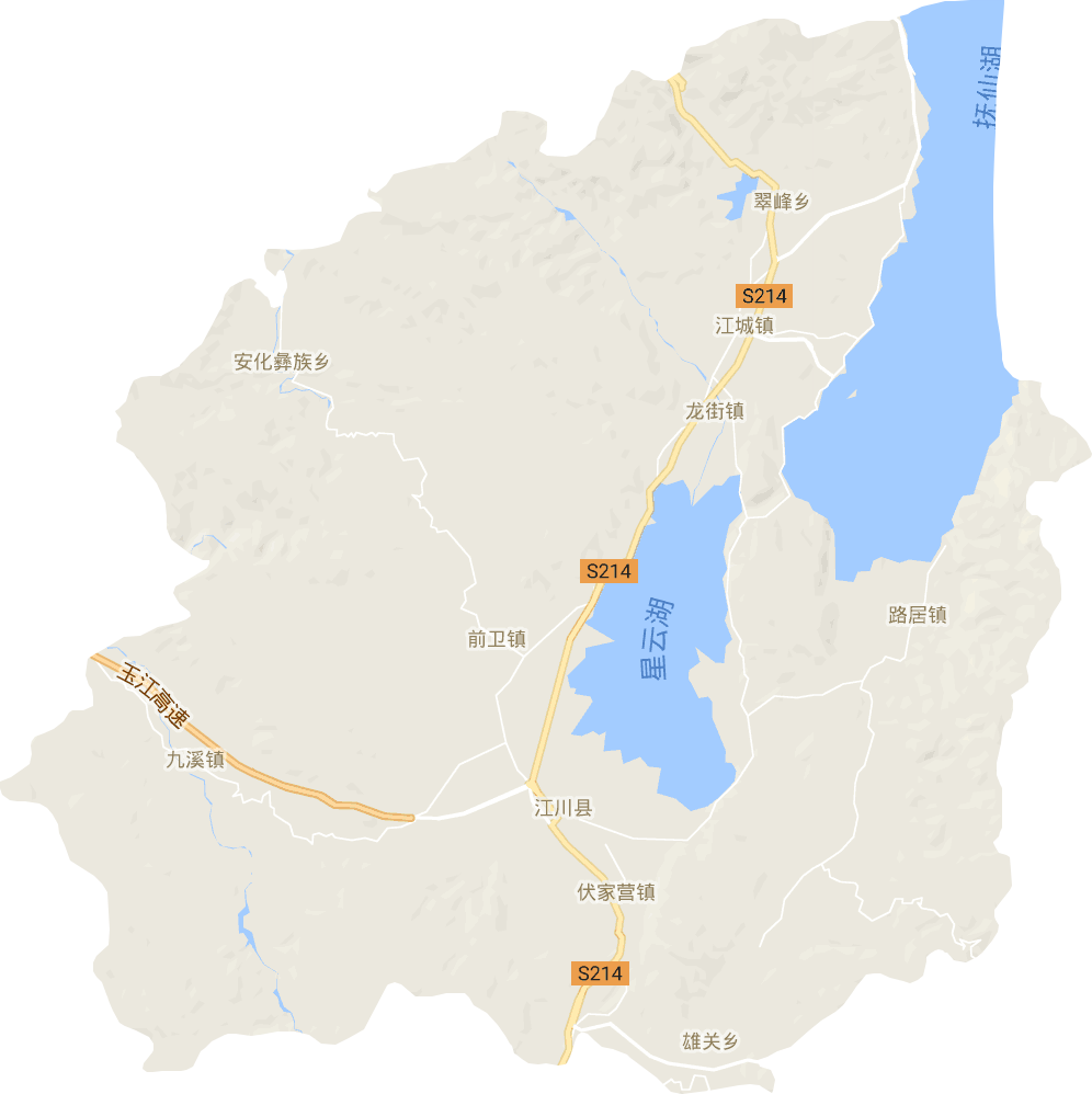 江川区电子地图