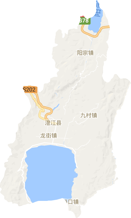 澄江市电子地图
